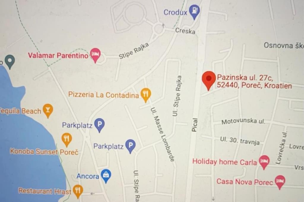Porec, Tolle 3 Zi-WHG, sehr ZENTRAL, TOP Zustand! Exterior foto